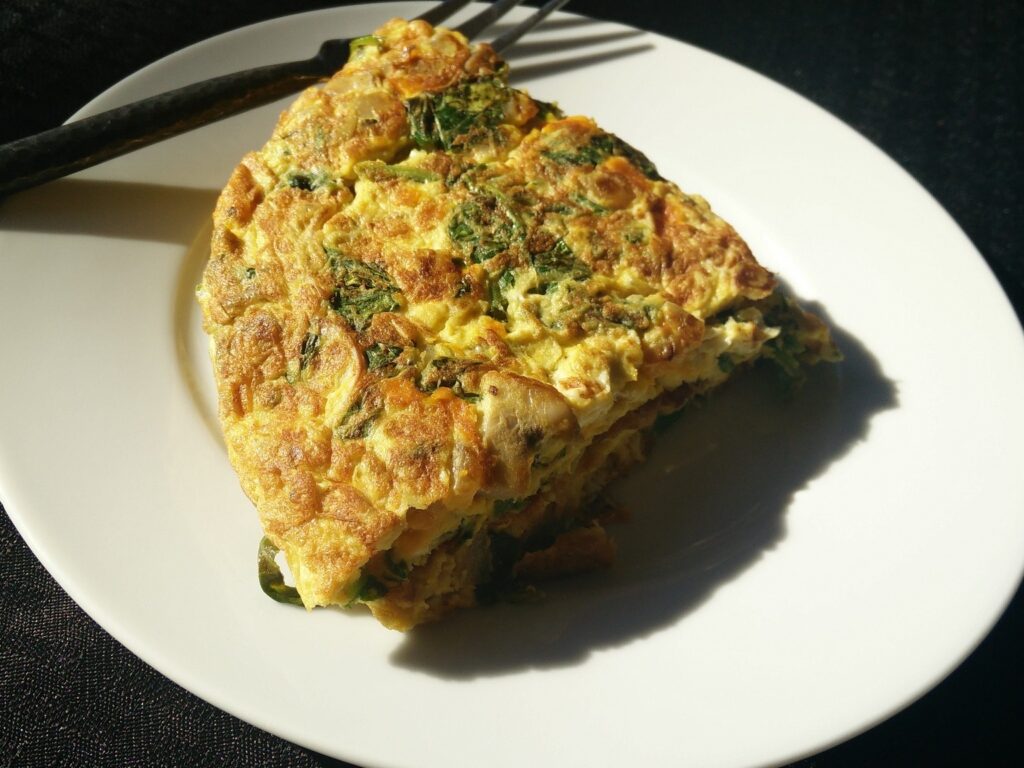 Como Preparar una Tortilla de Espinacas Receta Típica y Tradicional